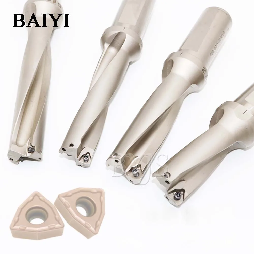 

High precision 14-47mm CNC indexable U drill 3D WC indexable insert WC U drill Drills for metal Diameter power u drill