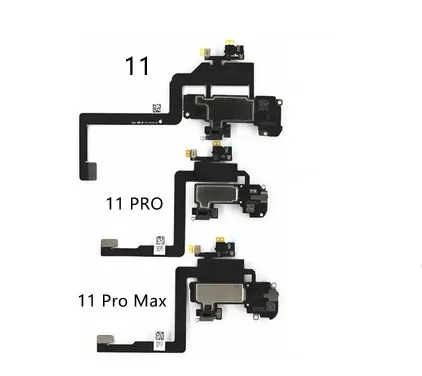 

10 шт./лот Сменные наушники для iPhone 11 Pro Max бесконтактный датчик освещенности Звук Наушники Динамик гибкий кабель в сборе