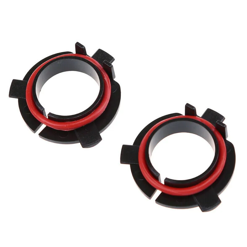 

2 PCS H7 LED Headlight Bulb Adapter Socket Base Retainer For Kia Sportage K3 K4 K5 Sorento Grand Santa Fe Ge Rui