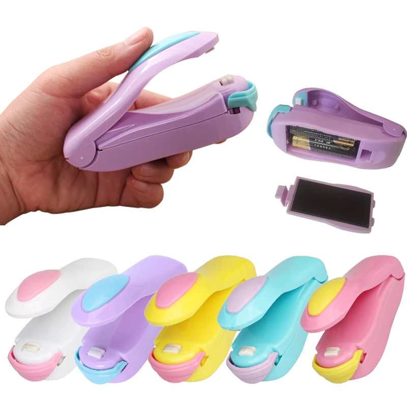 Портативный Термоупаковщик VANFOND пластиковая упаковочная машина с зажимом для