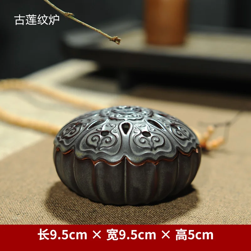 

Arabic Holder Incense Burner Aromatherapy Buddhist Charcoal Resin Incense Holder Smoke Quemador De Incienso Ceramic Oil Burner