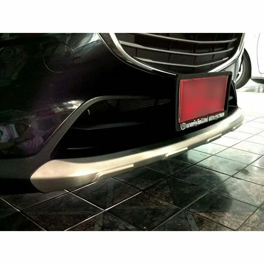 

Fits Mazda CX-3 CX3 2016-2021 Front Bumper Protector Plate Trim Stainless