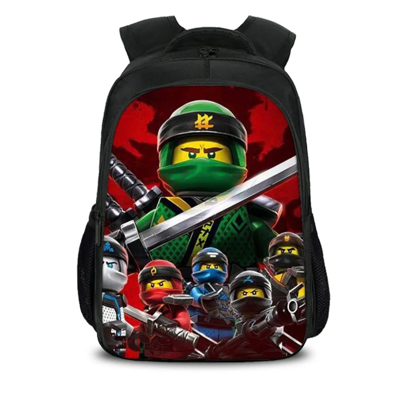 Детский мультяшный рюкзак Ninjago, новый детский школьный рюкзак для подростков для девочек и мальчиков, школьные сумки Mochila C23