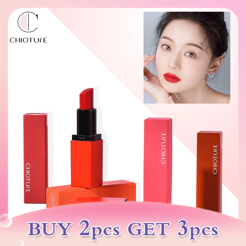 Chioture набор матовой помады 5 цветов/комплекты бархатная длинная долговременная