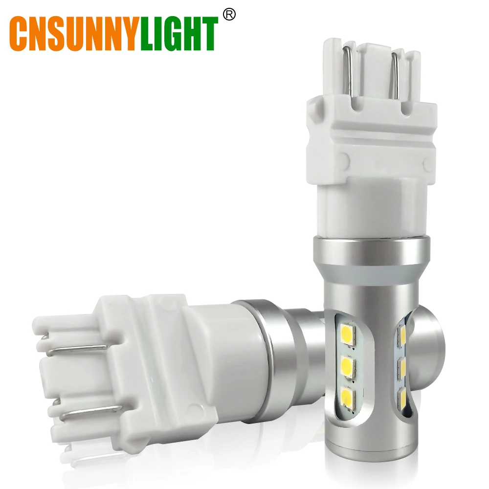 CNSUNNY светильник 3157 светодиодный лампы P27/5 Вт P27/7 Вт T25 3030 9SMD супер яркий 12В дневные ходовые огни поворотник с резервным копированием стояночный тормоз заднего хода светильник
