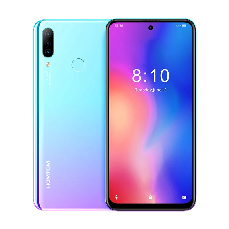 HOMTOM P30 pro Android 9,0 Helio P23 MTK6763 Восьмиядерный 4 Гб 64 Гб Смартфон 6,41 дюймов 4000 мАч 4G FDD-LTE стеклянный Чехол для мобильного телефона