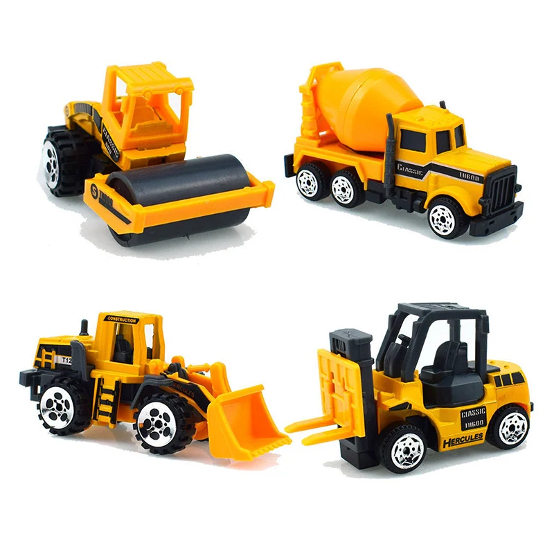 Детский игрушечный автомобиль мини-экскаватор тележка строительный игрушка
