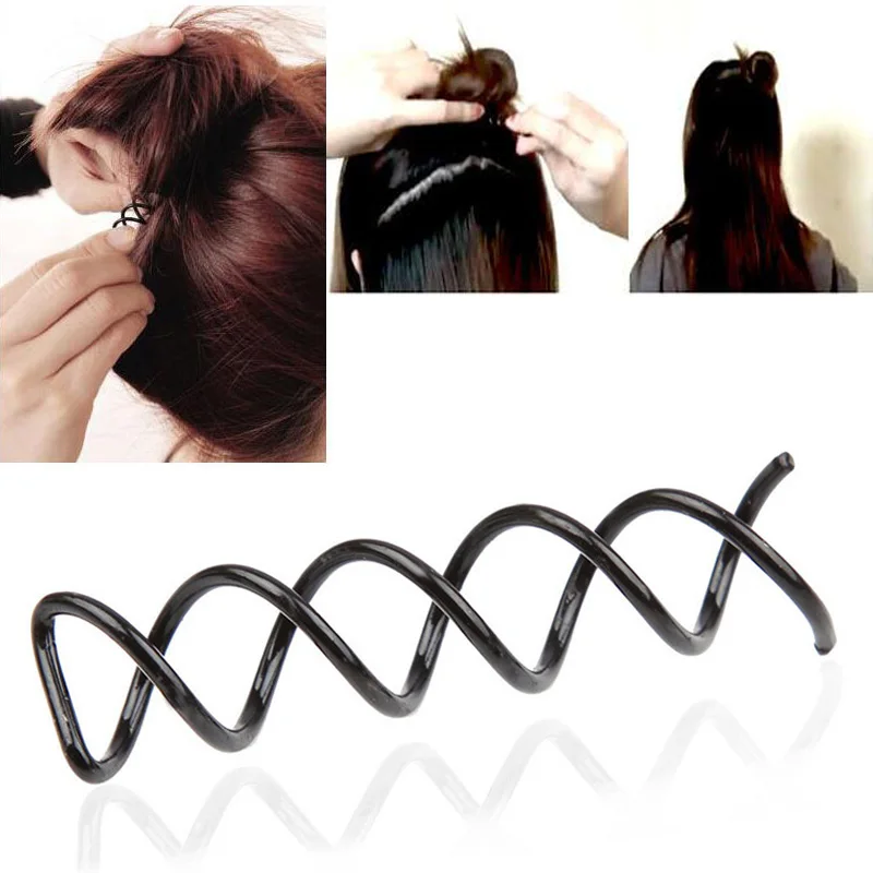 10 шт./лот новые черные шпильки с винтом заколка для волос аксессуары