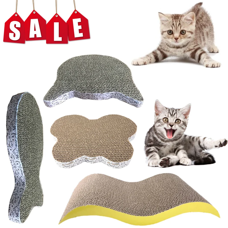 Износостойкие накладки на кошачьи царапины в форме рыбы кошки скребок для доски