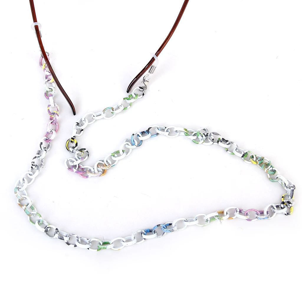 

Fashion Colorful Metal Chain Eyeglasses Sunglasses Spectacles Necklace Cord