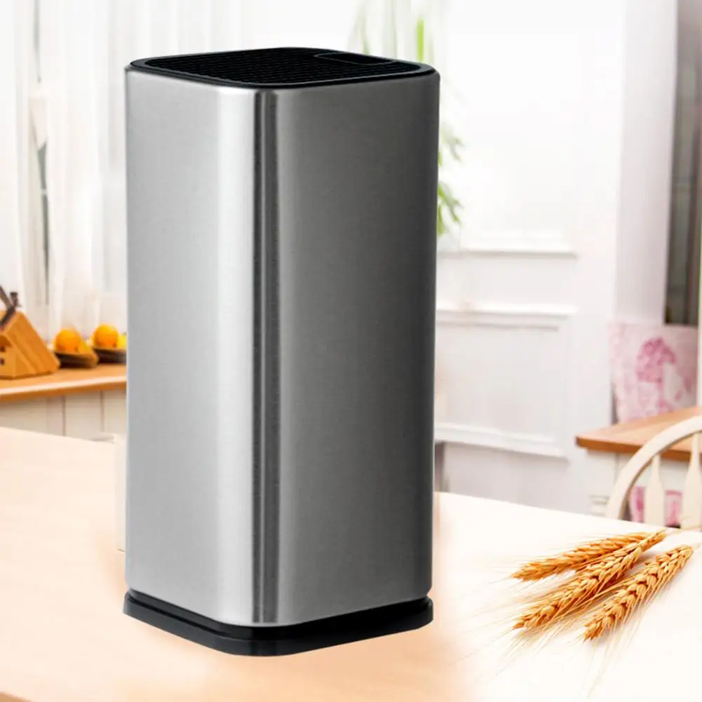 Держатель для кухонных ножей подставка из нержавеющей стали большая емкость