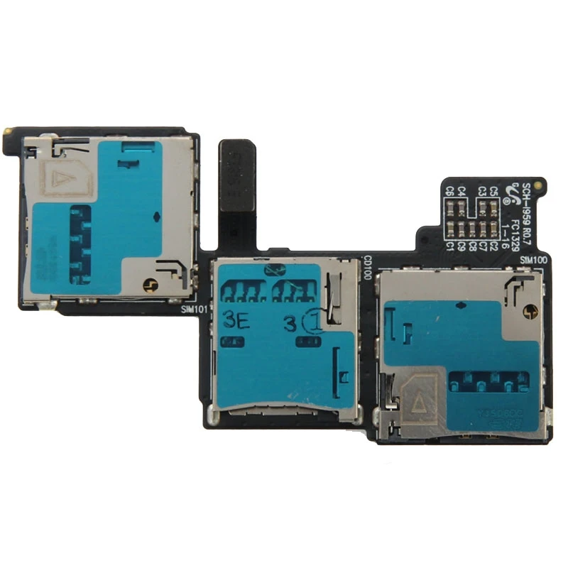 Новый гибкий кабель для sim карты Galaxy S4 / i959 i9502|Шлейфы мобильных телефонов| |