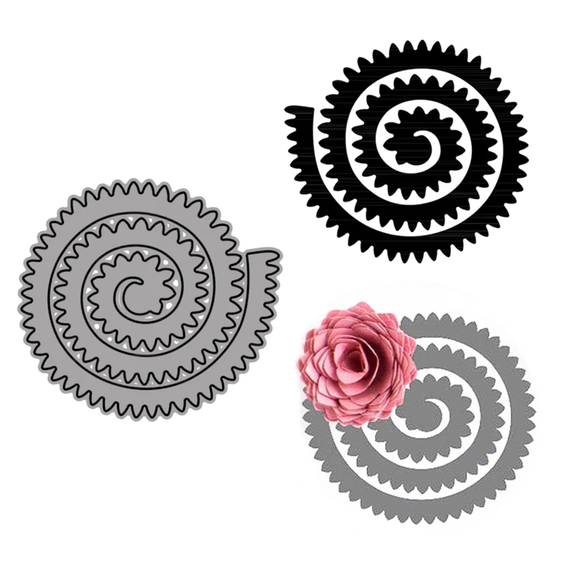 Режущие штампы диск в форме шестеренки круг для украшения сделай сам скрапбукинг