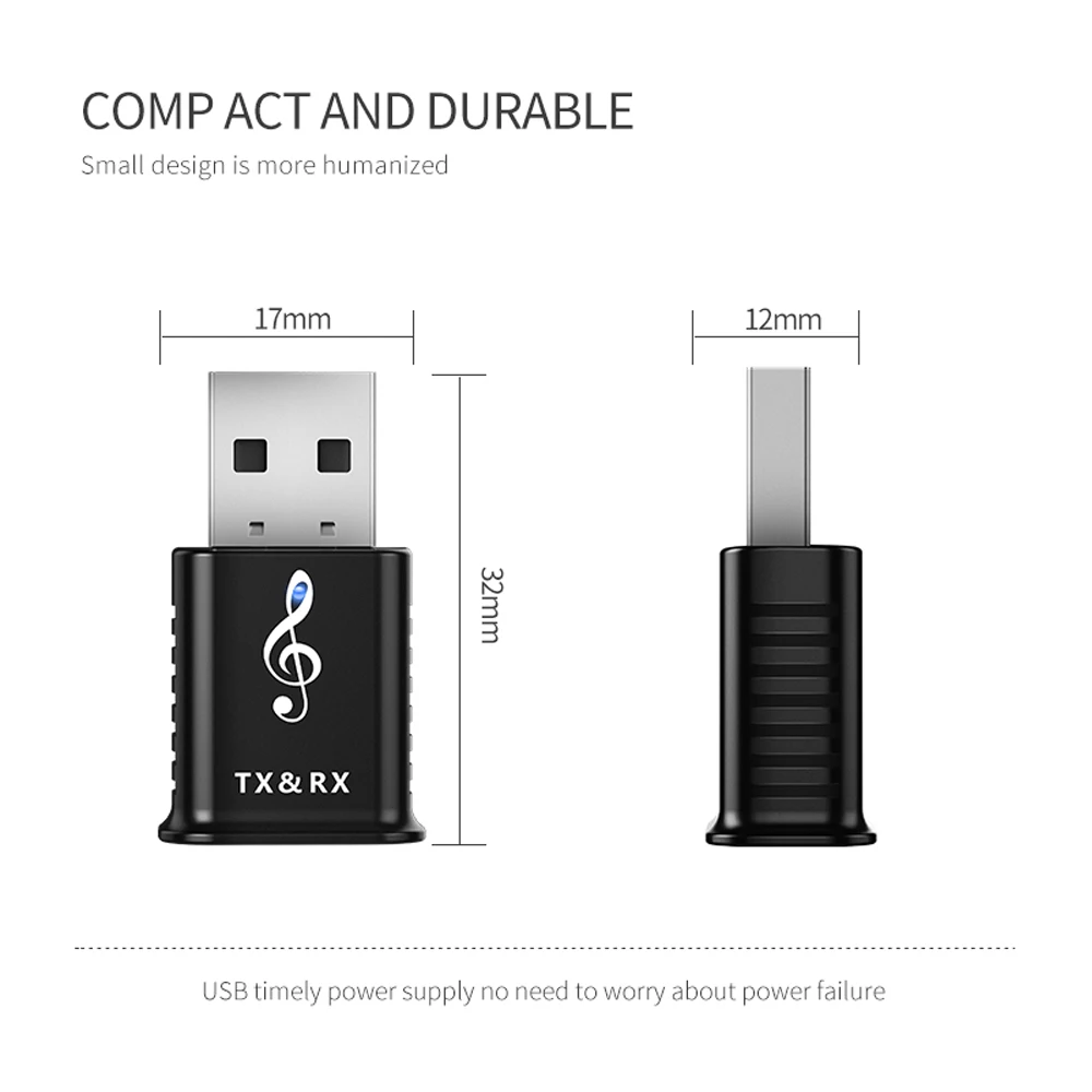 USB Bluetooth 3 5 мм аудио адаптер 4 в 1 беспроводной приемник передатчик для ТВ