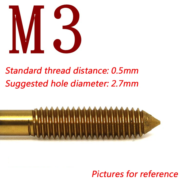 

Экструдированный Метчик M3, M4, M5, M6, M8, M10, M12, 2 шт., HSS-E, M3-M12