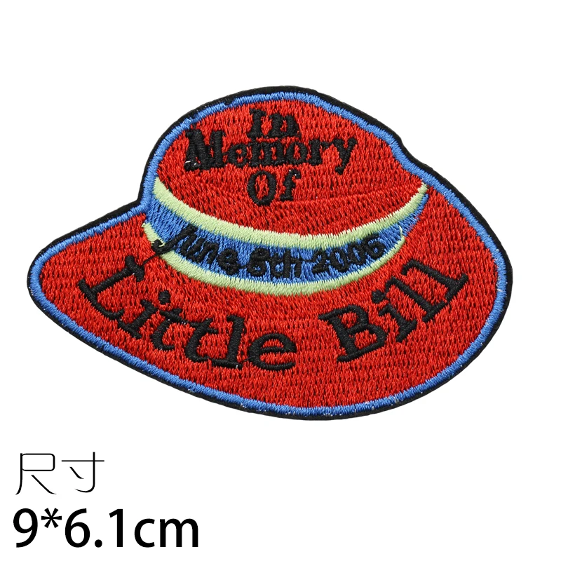 

Custom embroidery Patches Iron On Embroidered Patch for promotional gift Customize your own patch fashion factory direct no MOQ