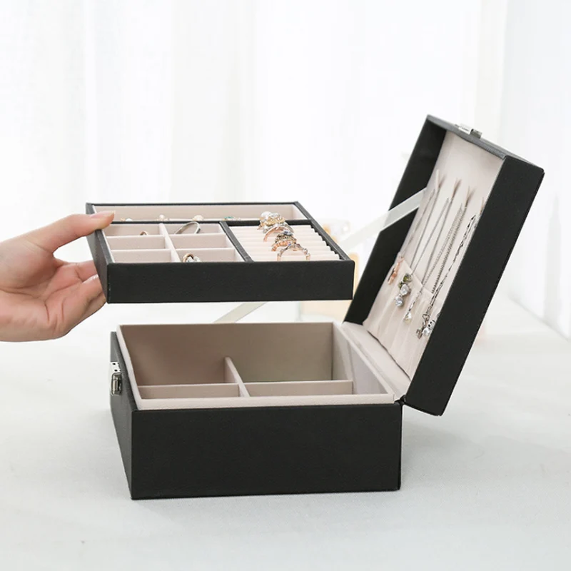 New Selling Jewelry Box Modern Jewellery Storage Container Large Capacity Jewlery Organizer Necklaces Holder Gift Packaging | Всё для