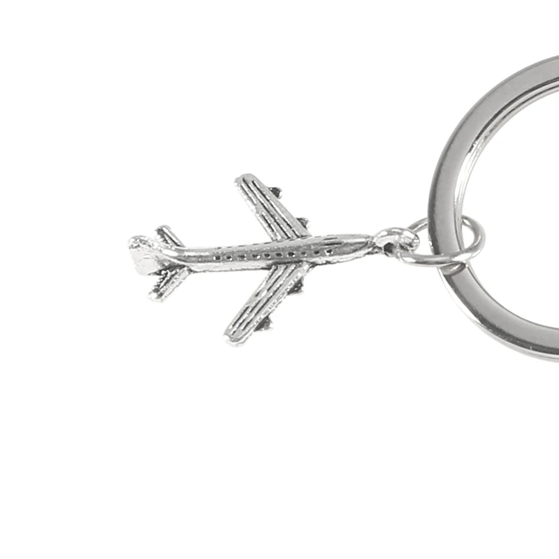 Модные брелки для автомобильных ключей Kiss Me Before Flight мужские с кольцом