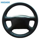 Сделай Сам, черная кожа, ручная строчка, искусственная кожа для Volkswagen Skoda Octavia 1999-2005 Passat B5 VW Golf 4