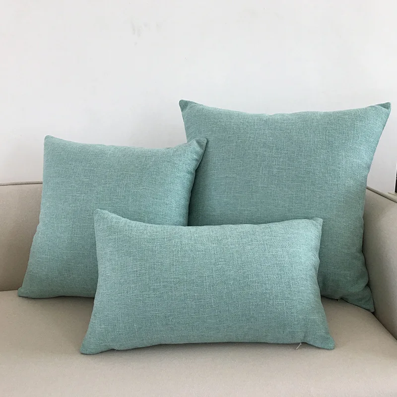 

Solid Color Sofa Cushion Cover 30X50/40x40/45x45/40x60/50x50/55x55/60x60cm Decorative Throw Pillow Cover For Home Hotel Sofa