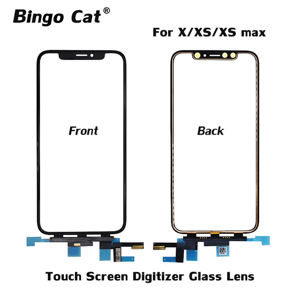 Оригинальный сенсорный экран дигитайзер панель Стекло с OCA пленка для iPhone 11 pro X XS