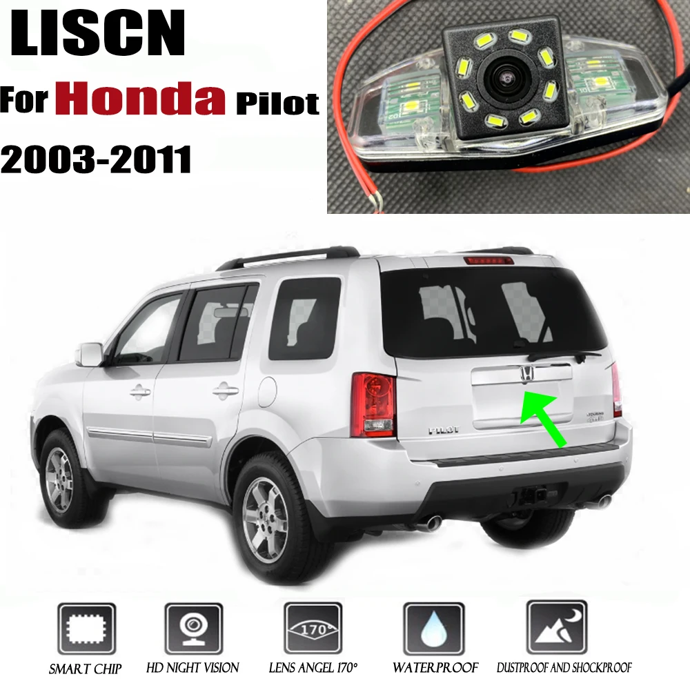 Камера заднего вида для Honda Pilot 2003 2004 2005 2006 2007 2008 2009 2011 HD камера с ночным