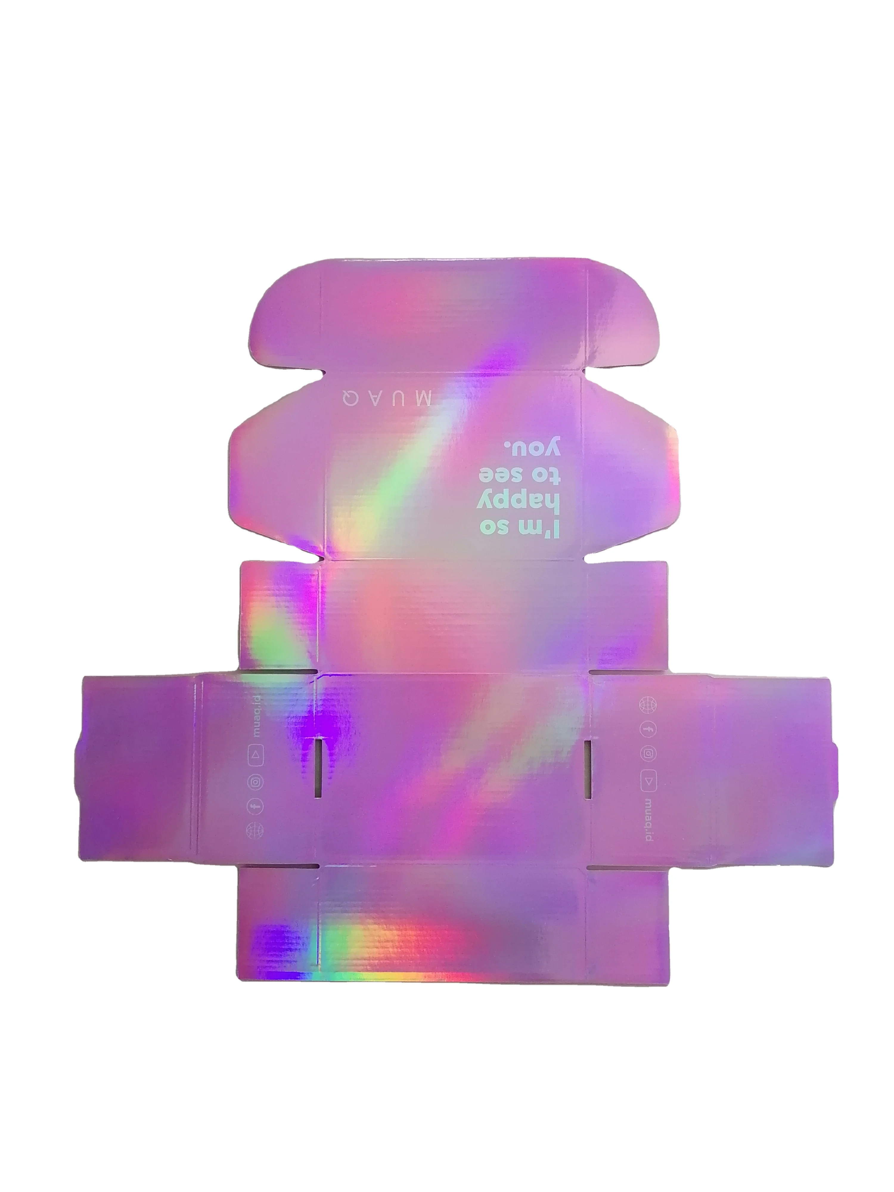 Голографические бумажные почтовые коробки SENCAI с логотипом на заказ упаковочные