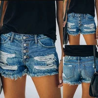best sellers american independence day streetwear for women fashion jeans women shorts ripped tassels summer shorts