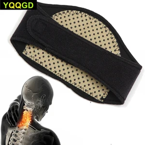 Массажер для шеи с турмалиновым подогревом, магнитная терапия, защита спонтанная, пояс против головной боли, 1 шт.