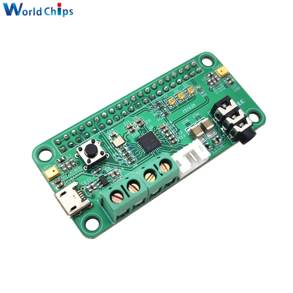 

WM8960 Hi-Fi аудио декодер плата распознавание голоса двойной микрофон I2S интерфейс с 3,5 мм разъемом AUX для Raspberry Pi