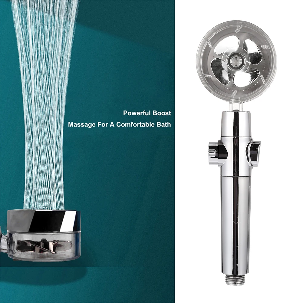 

Насадка-распылитель с сильным давлением, водосберегающая, вращающаяся на 360 градусов, с небольшим вентилятором, моющаяся ручная Лейка для д...