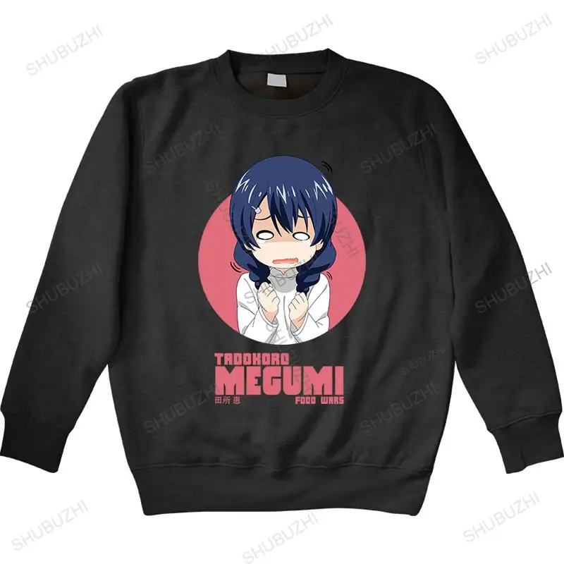

Толстовка Kawaii Megumi Tadokoro с капюшоном с изображением манги из пищевых войн для мужчин, толстовка с длинным рукавом без сомы Yukihira, осенняя толст...