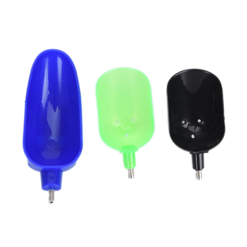 1PCS Sturdy Plastic Bait Casting Scoop for Feeding Particles Boilies Carp Fishing Fish Tool 33g/67g Thread Toss Throw Spoon | Спорт и