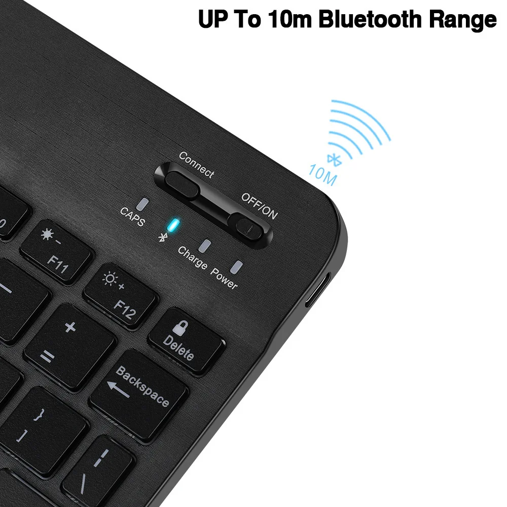 Беспроводная мини-клавиатура с RGB-подсветкой перезаряжаемая Bluetooth-совместимая