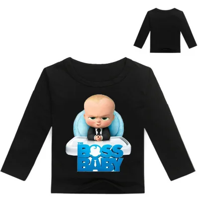 style 12 Новое поступление года, детские футболки с надписью «Baby Boss» для детей возрастом от 2 до 12 лет футболка с длинными рукавами для мальчиков рубашки для девочек Vetement Enfant для подростков - Цвет: style 12