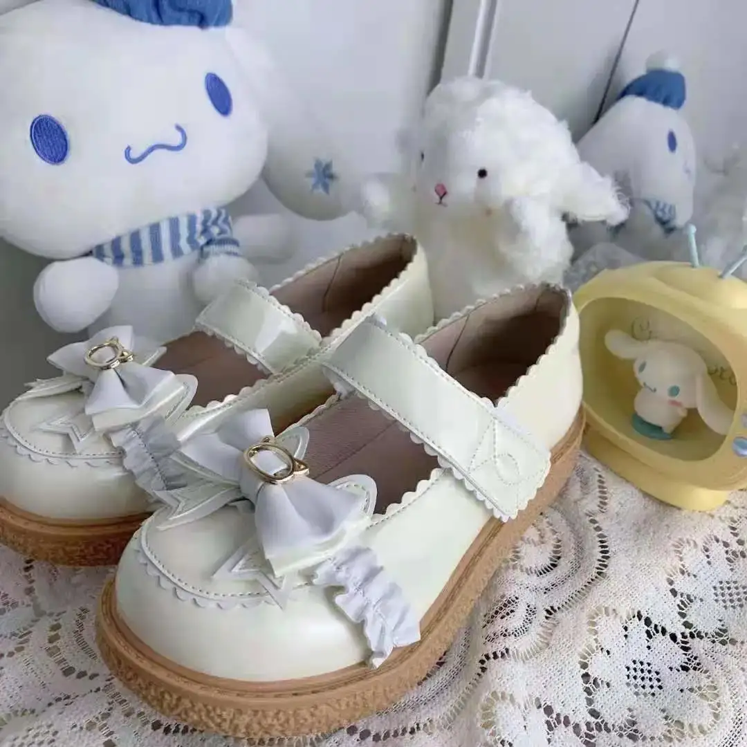 

Lolita Platform Shoes For Women Mary Jane Shoes Japanese JK Uniform Shoes Girl Cute Sweet Flat Shoes Tenis Feminino туфли лолита