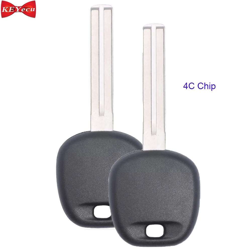 KEYECU 2 шт. для Lexus GS300 LX470 ES300 RX300 ключ транспондер 4C Чип TOY48 лезвие|key for|key for lexuskey key |
