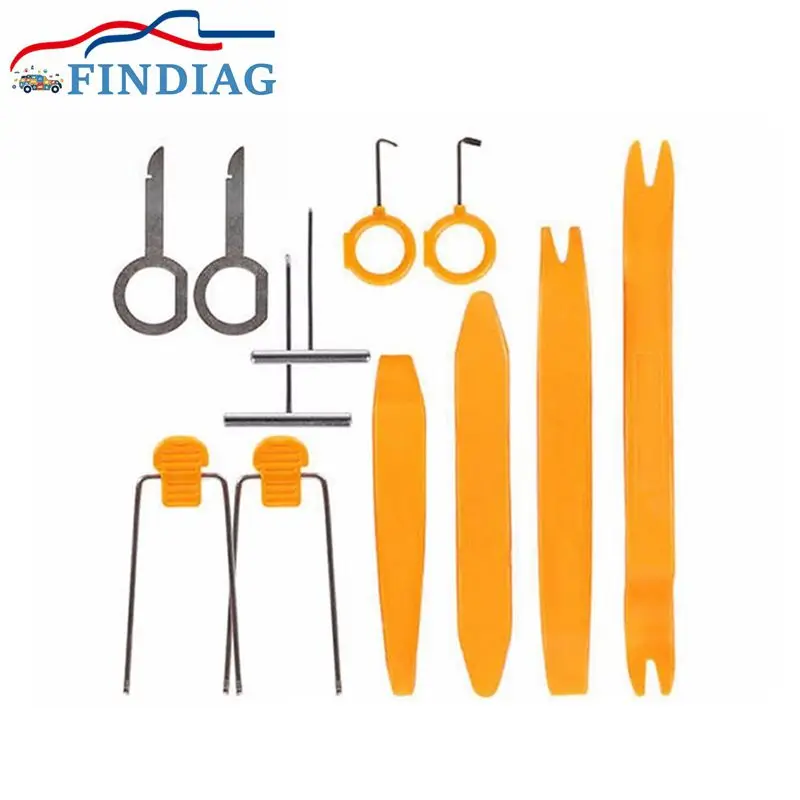 4 шт./лот Автомобильная радиопанель дверной зажим для отделки приборной панели