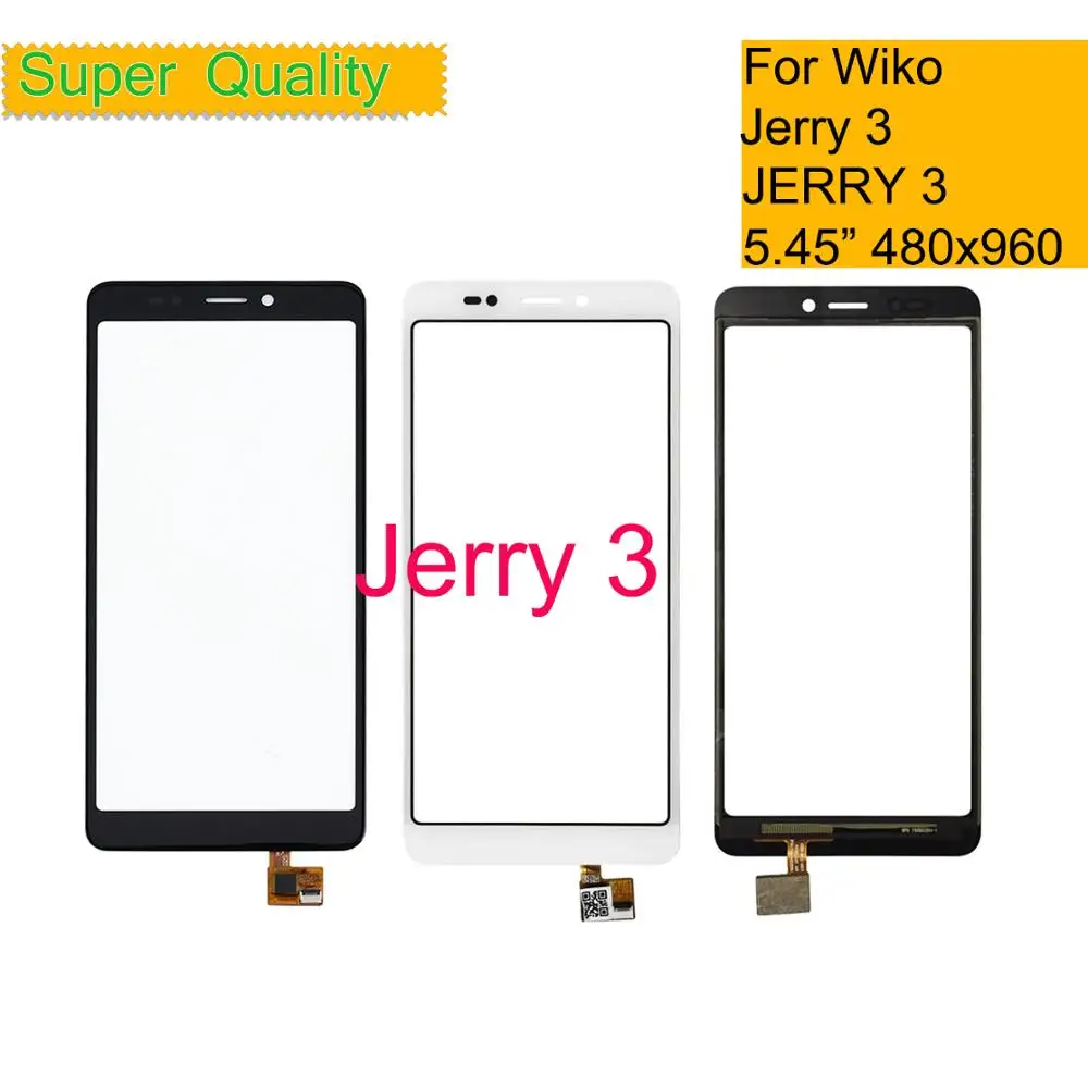 10 шт./лот для Wiko Jerry 3 сенсорный экран Сенсорная панель Датчик дигитайзер Переднее