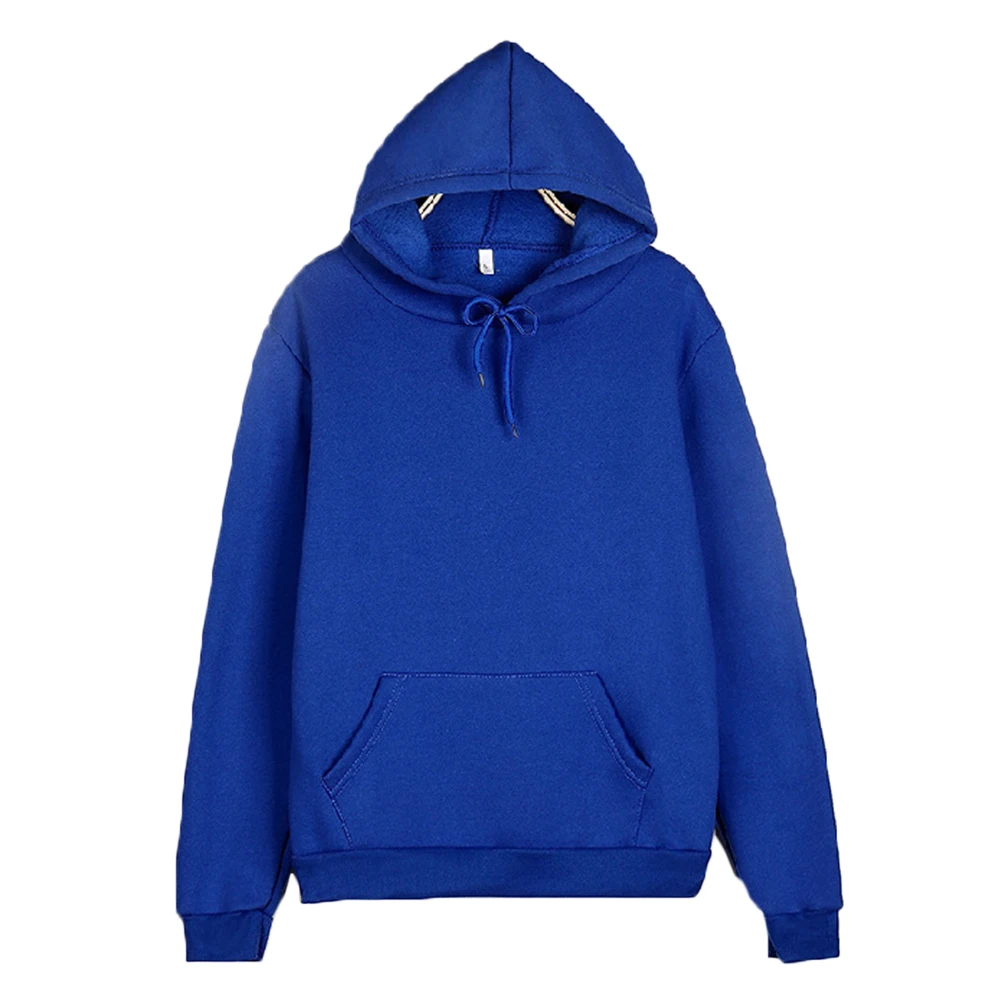 women clothes loose oversize hoodies sweatshirt Unisex Autumn Solid Color Long Sleeve Pocket Hoodie Loose Sweatshirt Pullover