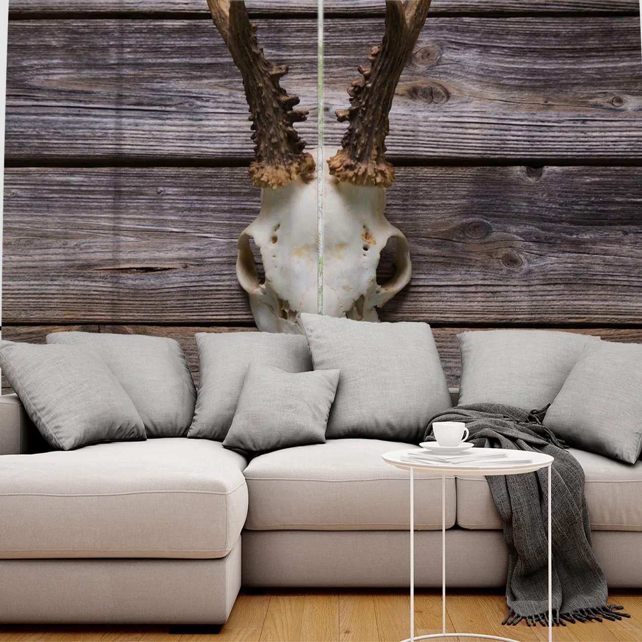 

Bone Plank Animal European Printing Curtains Living Room Bedroom Home Decoration Suitable for Adult Children Window Curtain