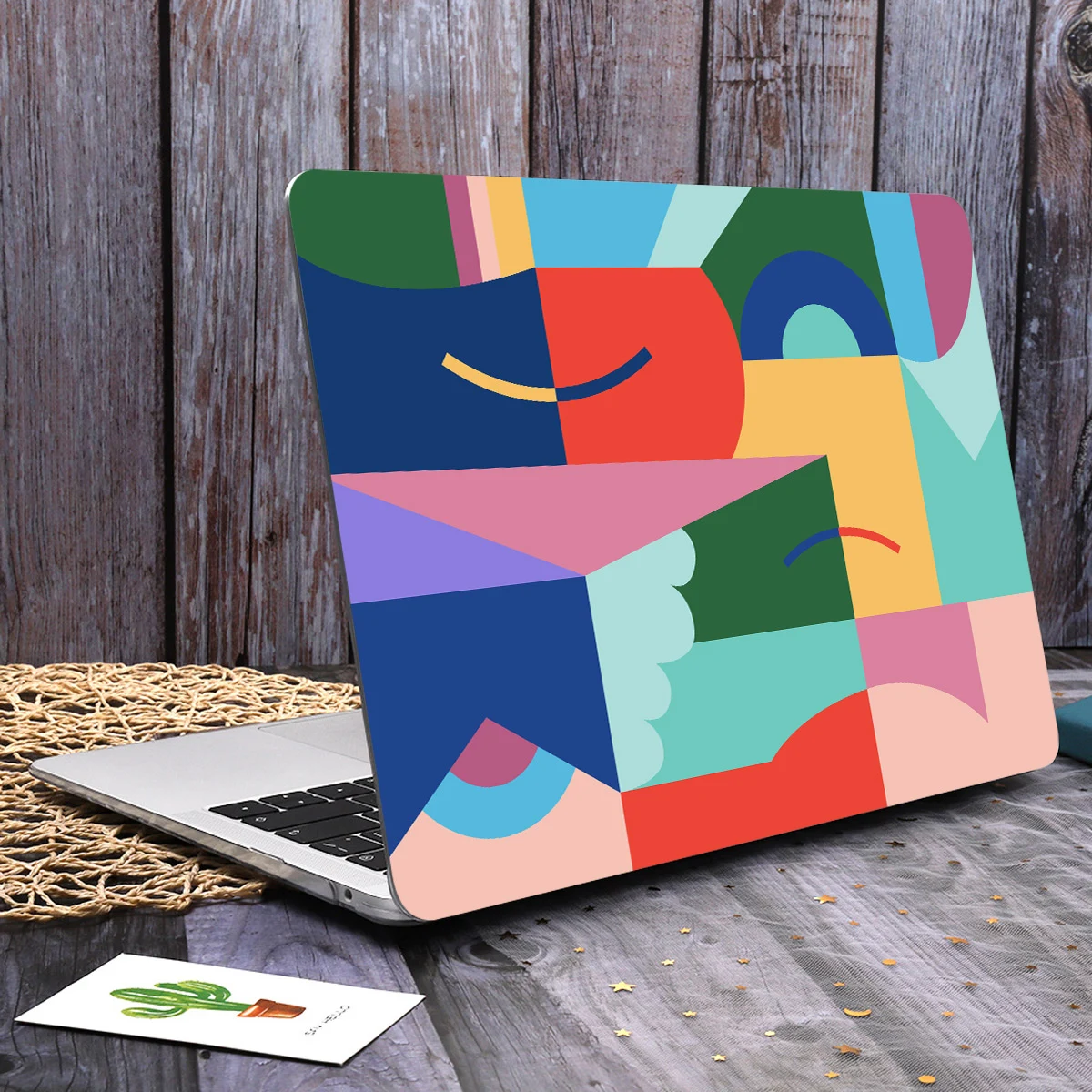 Цветной пластиковый жесткий чехол для ноутбука MacBook Air Pro Retina 11 12 13 15 16 дюймов 2020 Touch
