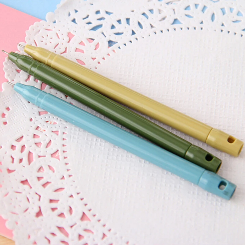 

1pcs Creative Gel Pen Material Escolar Stationery Tank Neutral Pen Student Gift School Supplies Stationery Randomly