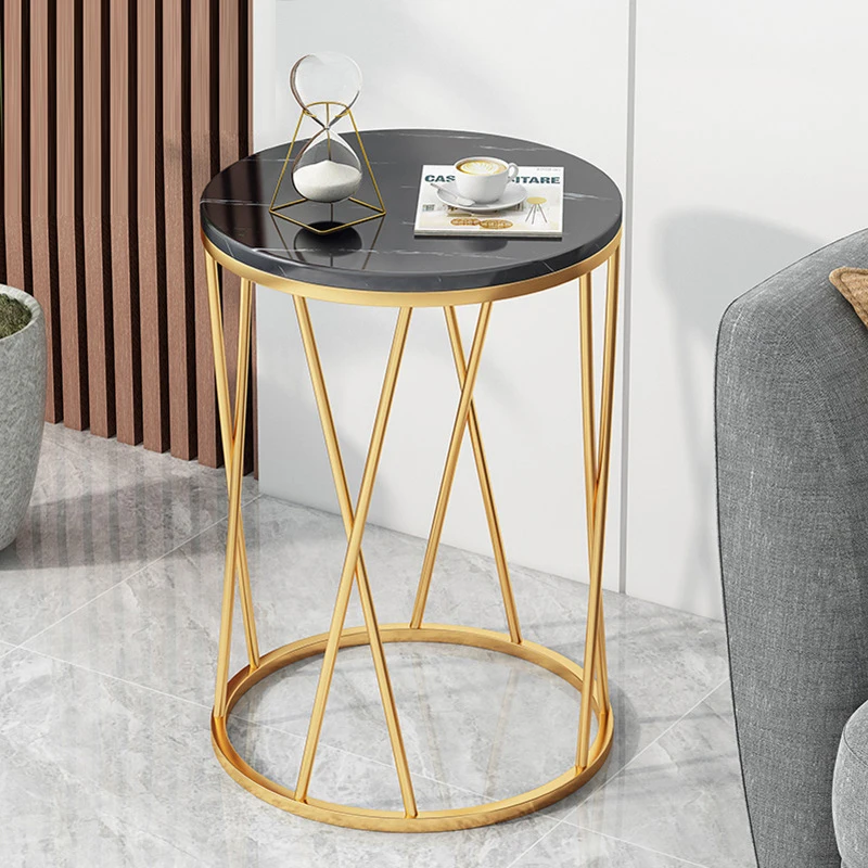 

table basse Side table Light luxury corner table living room furniture balcony side table Nordic coffee desk Small bedside shelf