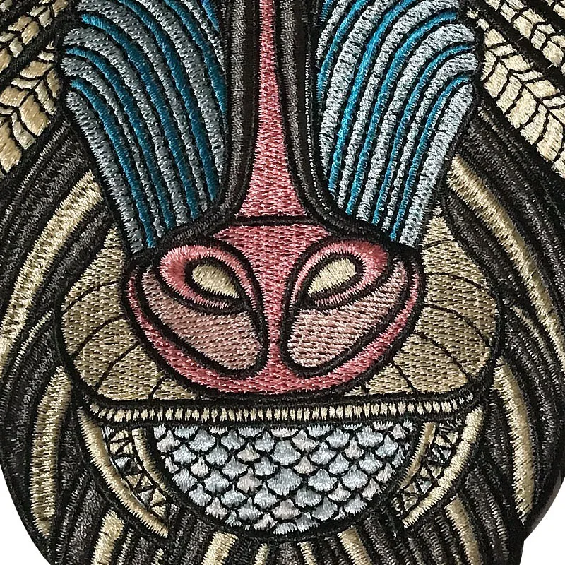 Animal Monkey Patch Iron on Patches for Clothing Stripes Badges Sew Stickers Clothes Embroidered Appliques DIY | Дом и сад