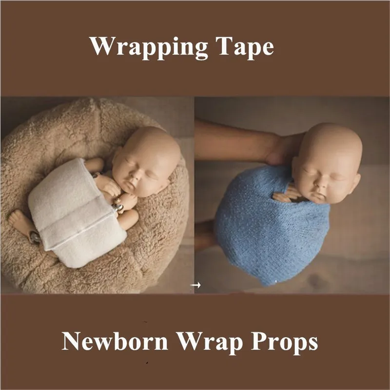 

Одеяло для фотосъемки новорожденных 60x18 см, лента для обертывания, реквизит для фотосъемки новорожденных, аксессуары для фотосъемки в студи...