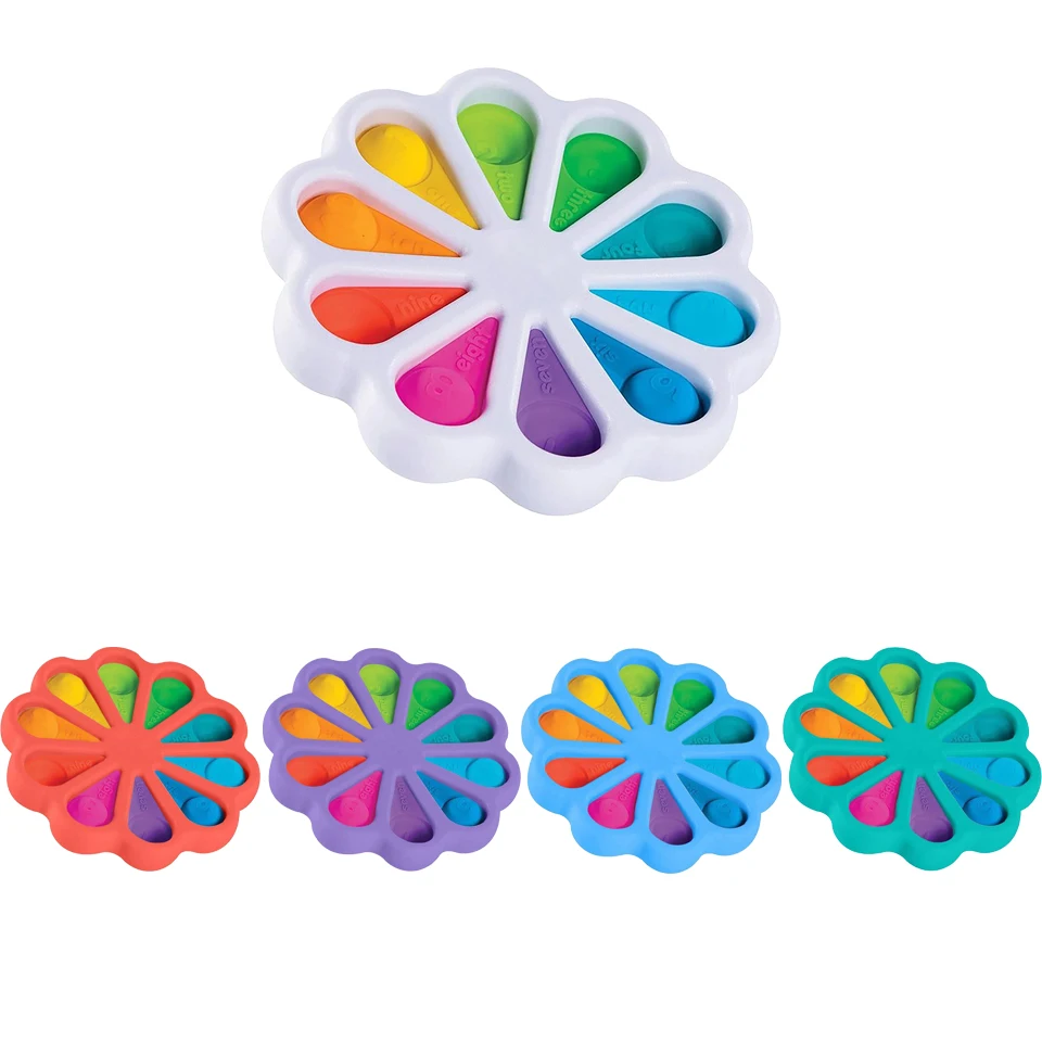 

Hot Sale Fidget Simple Dimple Toy Fat Brain Toys Stress Relief Hand Fidget Toys for Baby Early Educational Autism Special Need