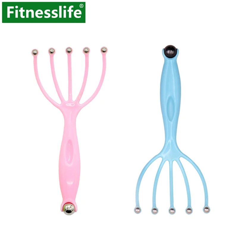 

Head Massager Comb Neck Scalp Massage Roller Five Finger Claws Magnetic Ball Relax SPA Hair Care for hair growth Head Rest