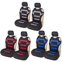 2pcs universal car seat covers mesh sponge interior accessories t shirt design front car seat cover for cartruckvan