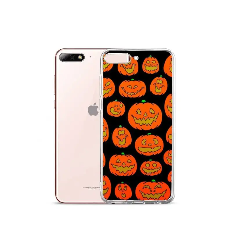 

Halloween horror cartoon funny Phone Case Transparent for iPhone Samsung A S 11 12 6 7 8 9 10 20 Pro X XS Max XR Plus lite